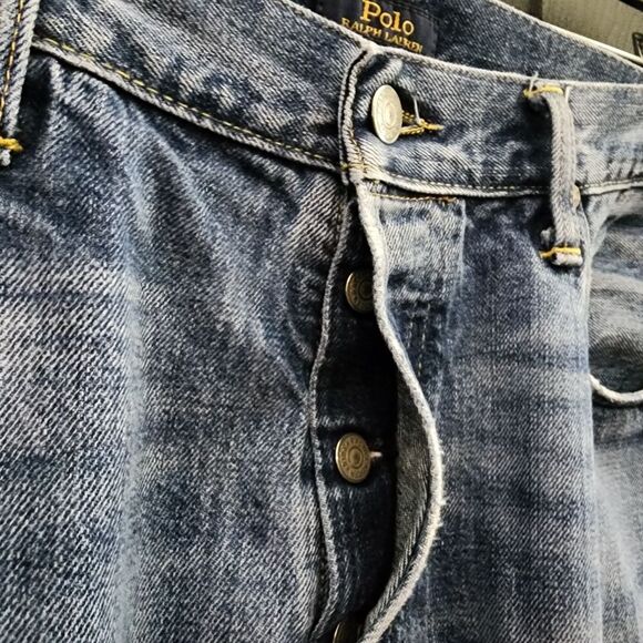 Polo Ralph Lauren Sullivan Slim Distressed Jean in Blue - Picture 8 of 16